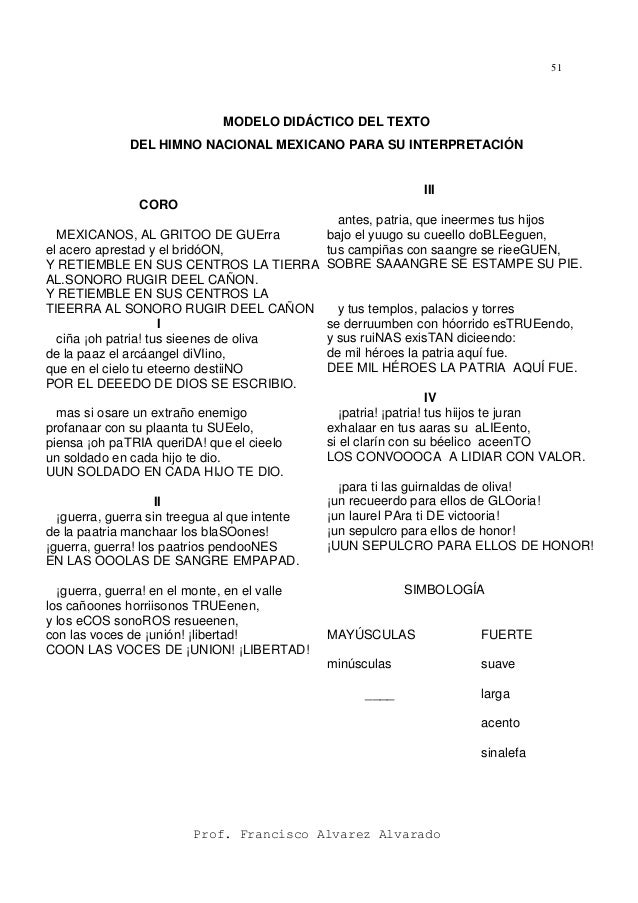 Manual Para Trabajar El Himno Nacional Mexicano
