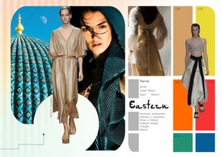 15D 20D 
38D 
41D 
72D 
61D 
Issa 
BCBG Max Azria 
Marcas 
BCBG 
Isabel Marant 
Marni Missoni 
Narrativas exuberantes; 
Delicado e imponente; 
Etnias e folclore; 
Histórias antigas; 
Tradição; 
Milenar. 
Marni 
Salvatore Ferragamo 
 