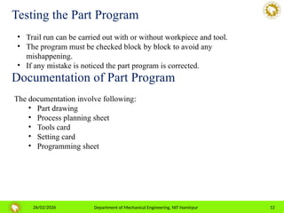Comprehensive Guide to CNC Part Programming and Process Planning in ...