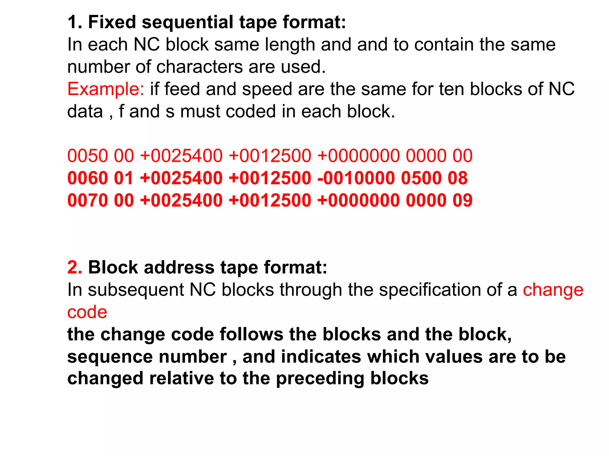 Manual part programming | PPTX