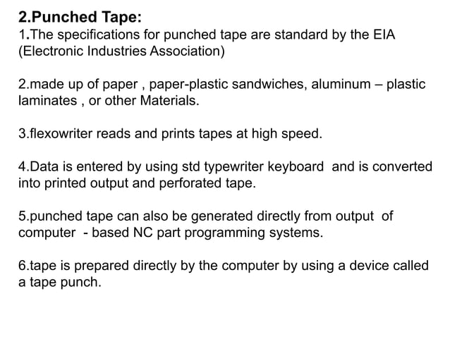 Manual part programming | PPTX