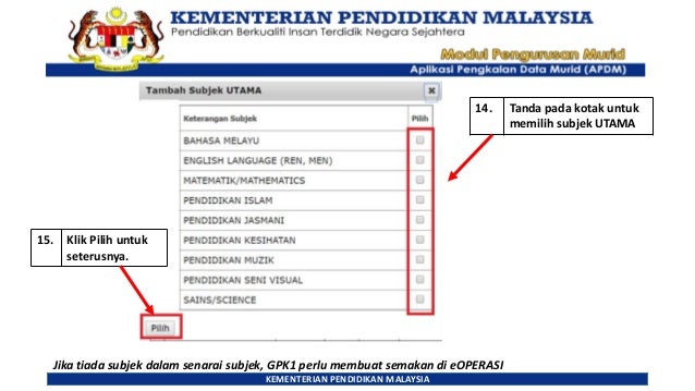 Manual Penetapan Subjek Apdm