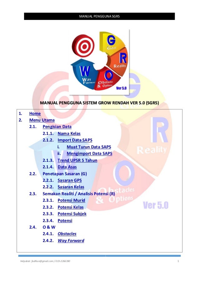 Manual pengguna sistem grow rendah ver 5.0