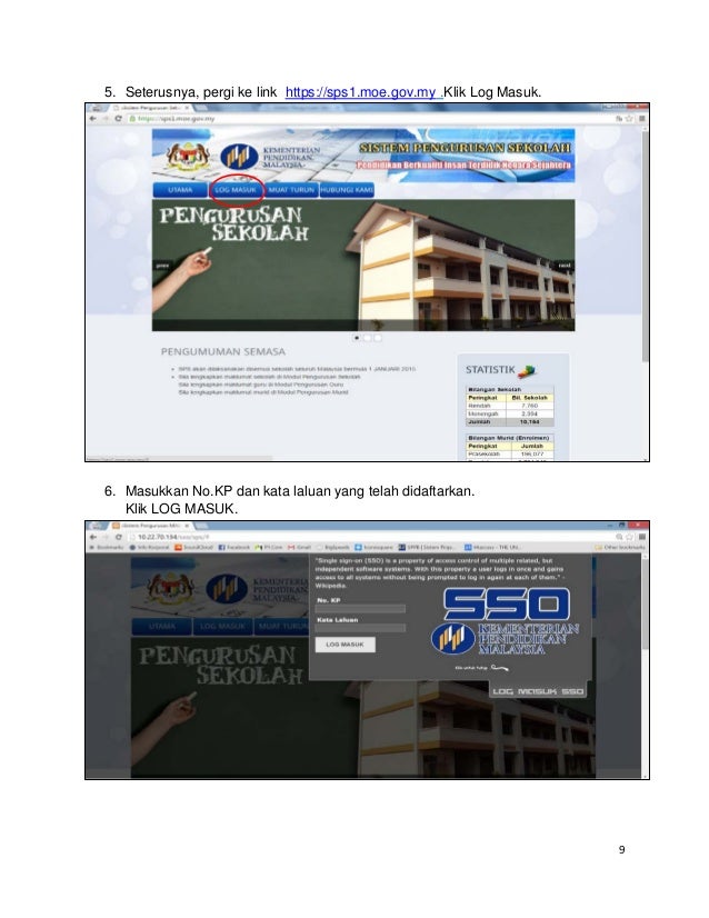 Manual Pengguna SSO Kementerian Pendidikan Malaysia