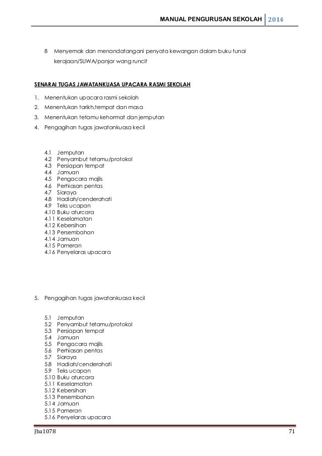 Manual pengurusan sekolah 2014 repost