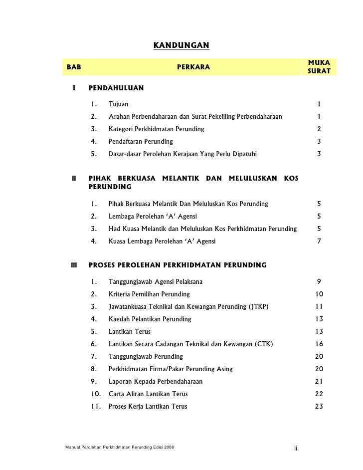 Manual Perolehan Perunding 2006
