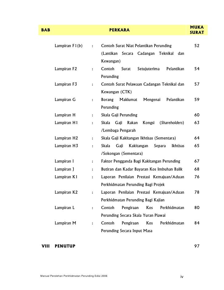 Manual Perolehan Perunding 2006