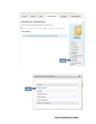 PROF.SEGUNDO DÍAZ TORRES
CLIC
CLIC
 