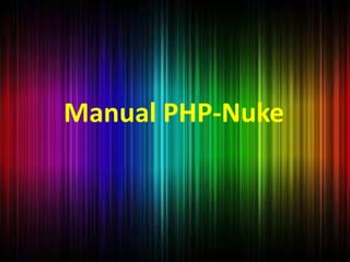 Manual PHP-Nuke
 