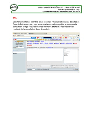 Manual php myadmin | PDF