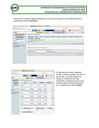 Manual php myadmin | PDF