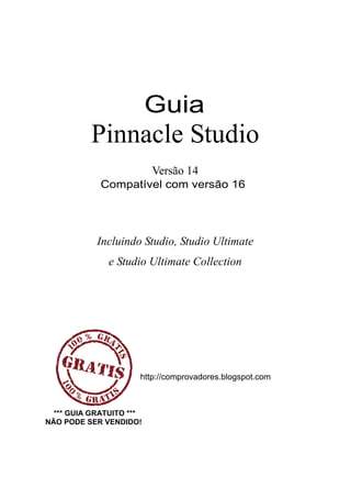MANUAL PINNACLE STUDIO ULTIMATE | PDF