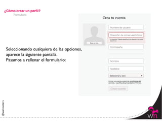 Formulario




Seleccionando cualquiera de las opciones, 	

aparece la siguiente pantalla. 	

Pasamos a rellenar el formulario:




                                                11	
  
 