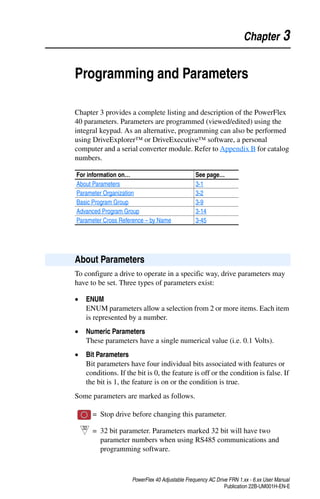 Manual power flex 40 en | PDF