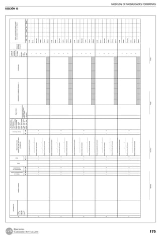 MODELOS DE MODALIDADES FORMATIVAS
SECCIÓN 13
175
EDICIONES
CABALLERO BUSTAMANTE
 
