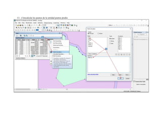 13. (1)recalcula los puntos de la entidad puntos predio
 