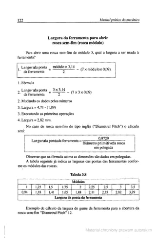 Manual pratico do mecanico