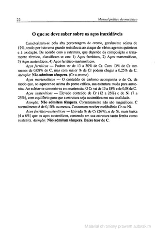 Manual pratico do mecanico