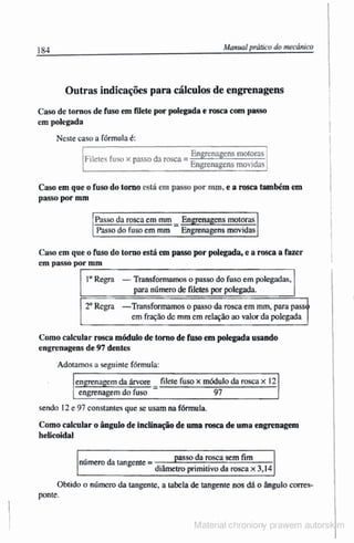 Manual pratico do mecanico