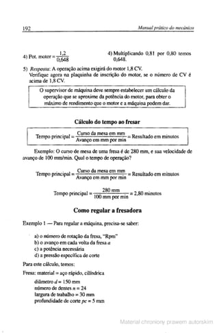 Manual pratico do mecanico