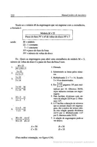 Manual pratico do mecanico