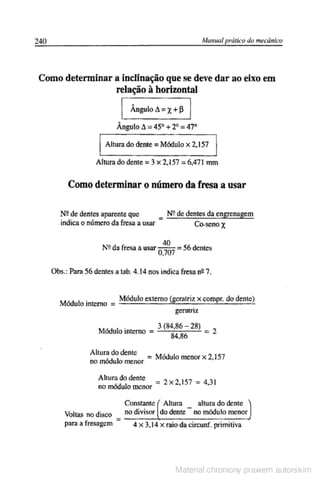 Manual pratico do mecanico