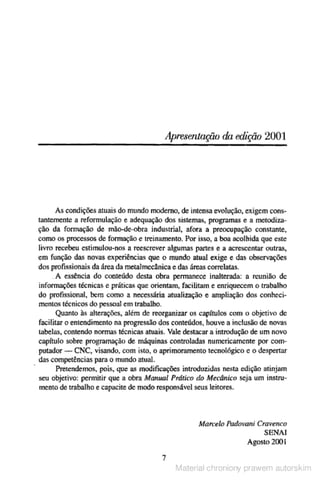 Manual pratico do mecanico