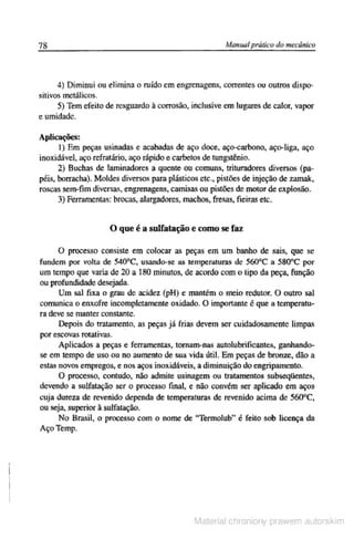 Manual pratico do mecanico