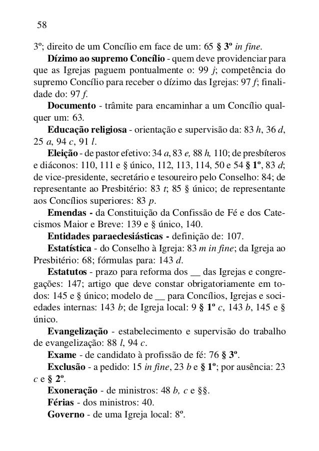 Manual presbiteriano - CIPP Manual presbiteriano - CIPP