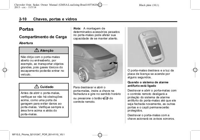 Manual Prisma 2015 Chevrolet