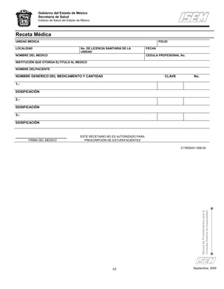Manual de procedimientos de la consulta externa (formatos)