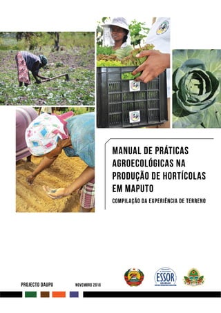 manual de práticas
agroecológicas na
produção de hortícolas
em maputo
compilação da experiência de terreno
projecto daupu novembro 2016
 