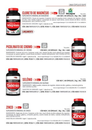 Manual produtos chámais 2017