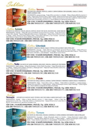 Manual produtos chámais 2017