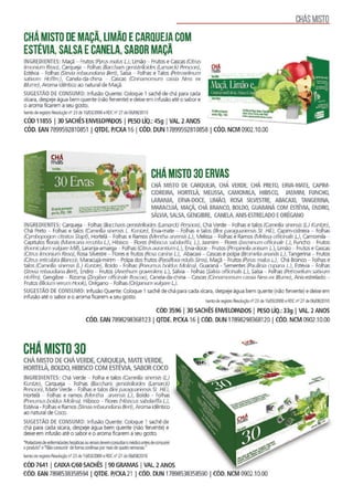 Manual produtos chámais 2017