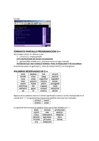 Manual programación lenguaje c | PDF
