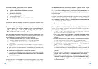Ejemplos de indicadores mal formulados serían los siguientes:                                   bajo se puede afirmar que se ha cumplido con el objetivo inicialmente previsto. En caso
         • Nº de puestos de trabajo creados.                                                          contrario habrá que determinar las causas por las que no se ha alcanzado esa meta y ana-
         • Nº total de usuarios insertados en empresas normalizadas.                                  lizar si ha sido debido a causas imputables al propio proyecto o a causas externas. En uno
         • Nº de contratos formalizados.                                                              u otro caso habrá que tomar las medidas necesarias para corregir estas deficiencias en
         • Nº de seguimientos realizados.                                                             actuaciones futuras.
         • Nº de alumnos que acabaron el módulo.
         • Nº de voluntarios formados.                                                                En muchas ocasiones las entidades afirman que se trata de un indicador cualitativo cuya
         • Grado de implicación de las diferentes entidades de la red.                                medición no es posible. Sin embargo, lo cierto es que todo se puede medir; la cuestión es
         • ...                                                                                        que se ha de tener la voluntad de hacerlo y la imaginación para encontrar el indicador ade-
                                                                                                      cuado aunque se acuda a medidas indirectas.
      En ninguno de estos casos es posible medir el nivel de consecución del objetivo (en los
      tres primeros casos) o del resultado (en el resto).                                             ¿Las Fuentes de verificación?


      ¿Cuántos puestos de trabajo han de ser creados para que el proyecto sea un éxito?;              Las fuentes de verificación son el medio a través del cual se verifica el cumplimiento del
        ¿cuántos usuarios se han de insertar para que la entidad considere que el proyec-             indicador. En otras palabras, es el soporte que demuestra o prueba que el indicador se ha
        to ha cumplido con sus expectativas?; ¿dos?, ¿tres?, ¿cuatro?. ¿Cómo se mide el               alcanzado. Ejemplos de FV serían:
        grado de implicación de las entidades en la red?.                                                • Al finalizar el proyecto se habrán creado 20 puestos de trabajo: copia de los contra-
                                                                                                            tos firmados; copia del alta en la seguridad social...
      La no cuantificación del indicador impide su medición y, por tanto, anula su utilidad. Es por      • El 60% de los usuarios atendidos se insertan en empresas normalizadas: copia de
      ello que siempre se ha de procurar su medición ya sea de forma directa o indirecta. En los            los contratos firmados; copia del alta en la seguridad social; certificados de las
      ejemplos anteriores la formulación correcta podrían ser las siguientes.                               empresas...
         • Al finalizar el proyecto se habrán creado 20 puestos de trabajo creados.                      • Se habrán formalizado a los 12 meses, un total de 15 contratos fijos y 15 tempora-
         • El 60% de los usuarios atendidos se insertan en empresas normalizadas.                           les: copia de los contratos firmados; copia del alta en la seguridad social...
         • Se habrán formalizado a los 12 meses, un total de 15 contratos fijos y                        • Se habrá realizado un seguimiento mensual del 100% de los usuarios insertados en
            15 temporales.                                                                                  los CEE: copia del Informe de seguimiento firmado por el técnico encargado del
         • Se habrá realizado un seguimiento mensual del 100% de los usuarios insertados en                 mismo, el usuario y el director del CEE;...
            los CEE.                                                                                     • De los 50 alumnos que iniciaron el módulo de jardinería, el 75% lo terminan y pasan
         • De los 50 alumnos que iniciaron el módulo de jardinería, el 75% lo terminan y pasan              las pruebas establecidas: copia de la lista de asistentes al módulo; copia de los par-
            las pruebas establecidas.                                                                       tes de asistencia; copia de las pruebas; copia de los certificados de calificaciones
         • Cada año de duración del proyecto se formará a 50 voluntarios.                                   obtenidas;...
         • El 80% de las entidades que conforman la red asisten a las reuniones convocadas               • Cada año de duración del proyecto se formará a 50 voluntarios: copia del programa
            y responden puntualmente a las demandas de información que se realizan desde la                 impartido; copia de los certificados de asistencia firmados por los voluntarios;...
            el organismo coordinador.                                                                    • El 80% de las entidades que conforman la red asisten a las reuniones convocadas
         • ...                                                                                              y responden puntualmente a las demandas de información que se realizan desde la
                                                                                                            el organismo coordinador: copia de las encuestas realizadas; copia de las cartas de
      Con estos indicadores ya es posible dilucidar si un proyecto ha logrado o no sus objetivos.           las entidades recibidas...
      Así, en el primer caso, si al finalizar el proyecto se han creado 20 (o más) puestos de tra-

208                                                                                                                                                                                                  209
 