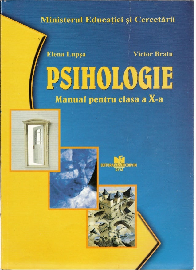 Manual Psihologie Clasa A X A