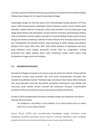 Manual Psikometrik Tingkatan 3