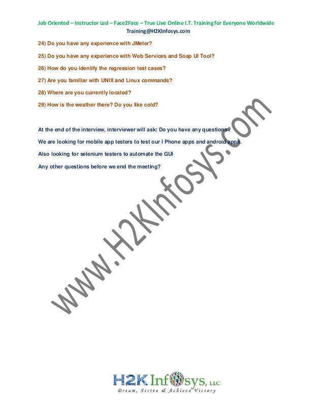 qa testing interview questions