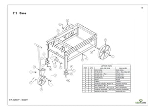 11
M.P. Q400 P – 06/2014
7.1 Base
 