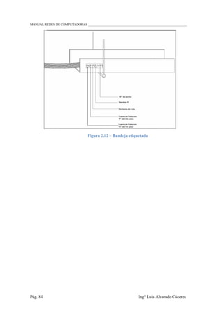 MANUAL REDES DE COMPUTADORAS ______________________________________________________________
Pág. 84 Ing° Luis Alvarado Cáceres
Figura 2.12 – Bandeja etiquetada
 