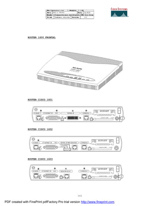 346
ROUTER 1600 FRONTAL
ROUTER CISCO 1601
ROUTER CISCO 1602
ROUTER CISCO 1603
PDF created with FinePrint pdfFactory Pro trial version http://www.fineprint.com
 