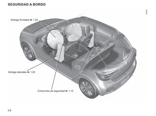 0.6
Seguridad a bordo
Airbags frontales ➥ 1.20
Airbags laterales ➥ 1.24
Cinturones de seguridad ➥ 1.15
 
