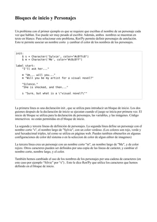 Manual renpy | PDF