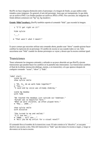 Manual renpy | PDF