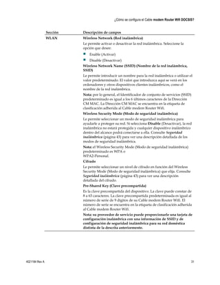 Manual router wi fi epc 3825 | PDF