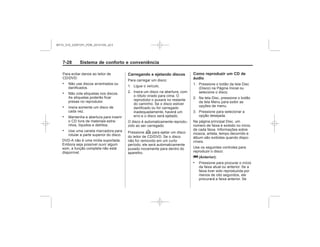 Black plate (36,1)Chevrolet S10 Owner's Manual (GMSA-Localizing-Brazil-8064898) - 2015 -
crc - 7/29/14
7- Sistema de conforto e conveniência
.
.
.
.
.
Carregando e ejetando discos
Z
Como reproduzir um CD de
áudio
g (Anterior):
.
MY15_S10_52097291_POR_20141105_v0.5
 
