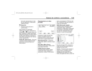 Black plate (37,1)Chevrolet S10 Owner's Manual (GMSA-Localizing-Brazil-8064898) - 2015 -
crc - 7/29/14
Sistema de conforto e conveniência 7-
d (Seguinte)
.
[ r
PUSH SEL (Selecionar):
Reproduzindo um vídeo
em DVD
Reproduzir/pausar:
Disc Menu (Menu Disco):
FFWD (Avançar rápido):
REW (Retroceder rápido):
Cursor:
MY15_S10_52097291_POR_20141105_v0.5
 
