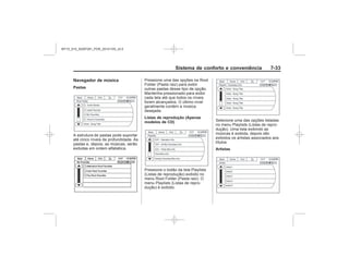 Black plate (41,1)Chevrolet S10 Owner's Manual (GMSA-Localizing-Brazil-8064898) - 2015 -
crc - 7/29/14
Sistema de conforto e conveniência 7-
Navegador de música
Pastas
Listas de reprodução (Apenas
modelos de CD)
Artistas
MY15_S10_52097291_POR_20141105_v0.5
 